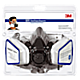 3M 6000 Series Half Mask Respirator, Medium, 1 ea